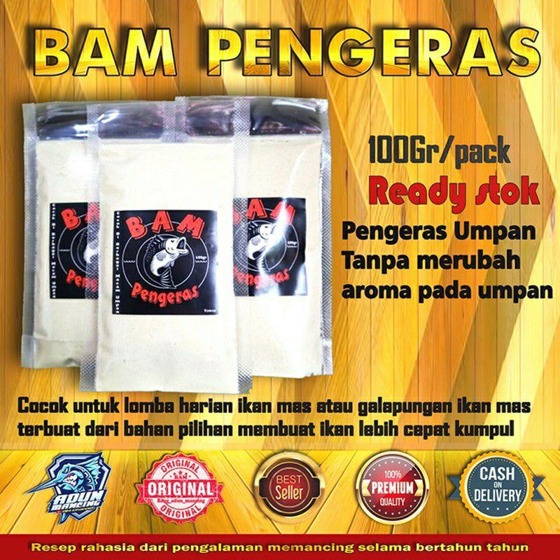 BAM PENGERAS - aroma Tawar 100gr dr Adun Mancing