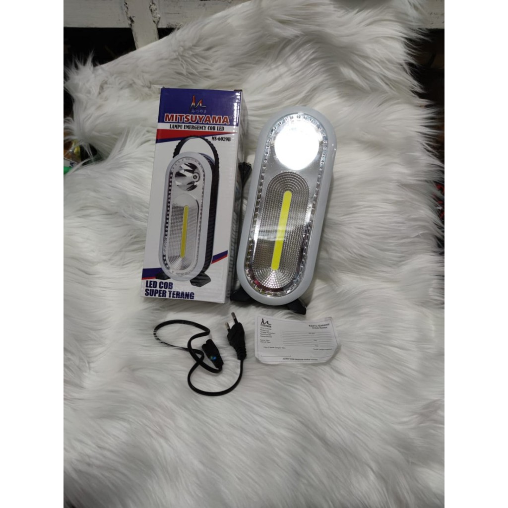 Lampu Emergency Led Mitsuyama MS-6029B Led 1W+COB