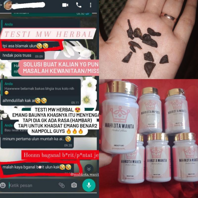 

Herbal MahkotaWanita mpot hitam madura