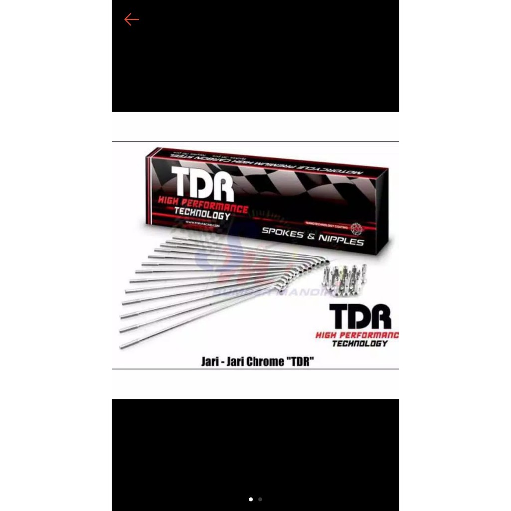 JARI2 JARI JARI VARIASI CROM MERK TDR UK.89 120 130 154 157 159 164 172 184 ORIGINAL TDR THAILAND