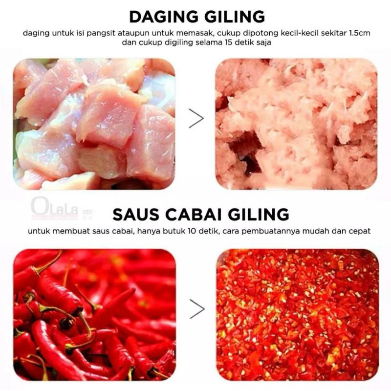 BLENDER DAGING HIJAU (MESIN PENGGILING DAGING) MESIN GILING DAGING ELEKTRIK