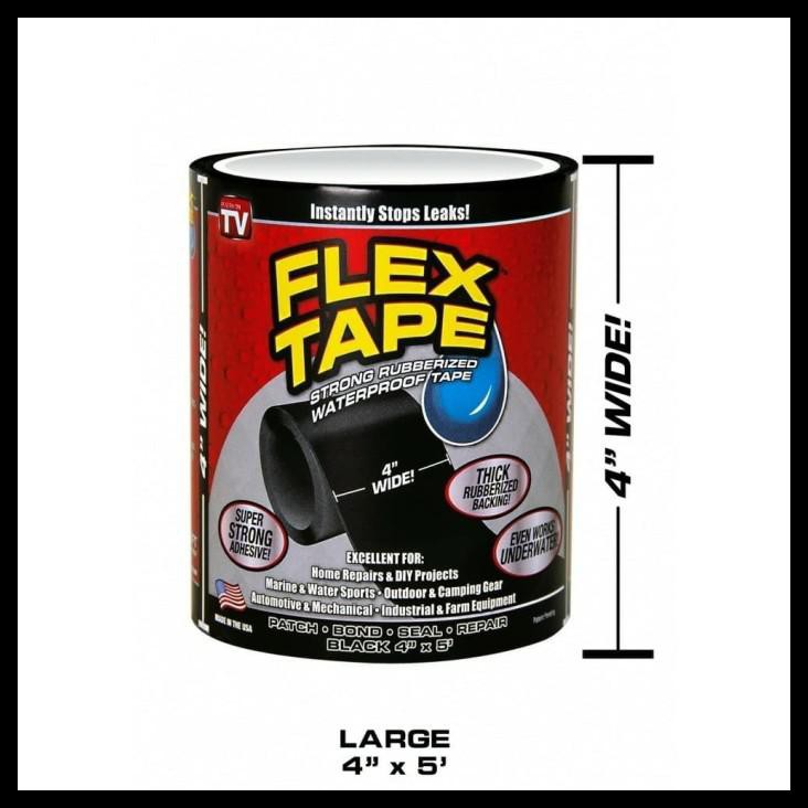 

Flex Tape Isolasi Ajaib Super Kuat Rubberized Water Proof