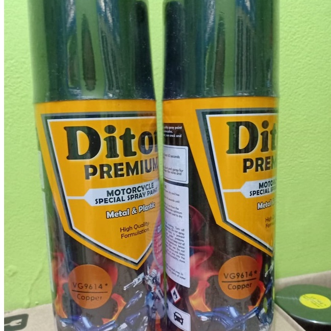 New DITON Premium Velg and Engine Part Colors Pilok Pilox Cat Semprot VG 9614* COPPER (400cc)