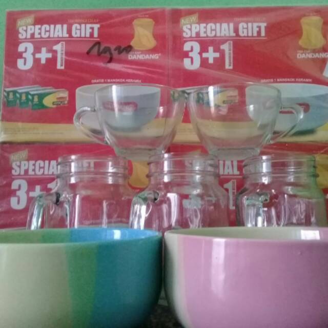 

Teh dandang jasmine tea 3 + mangkok special gift