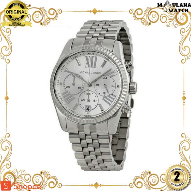 JAM TANGAN PRIA WANITA | RANTAI | KULIT | KARET | MURAH | WANITA MICHAEL KORS MK5555 ORIGINAL