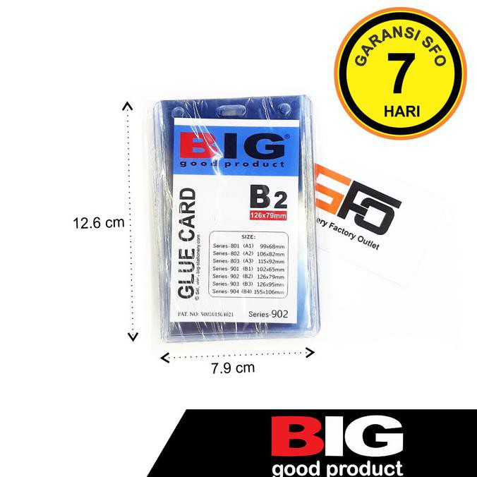 

Produk Unggulan] Id Card Mika Big B2 126Mm X 79Mm (Name Tag / Glue Card / Card Holder)