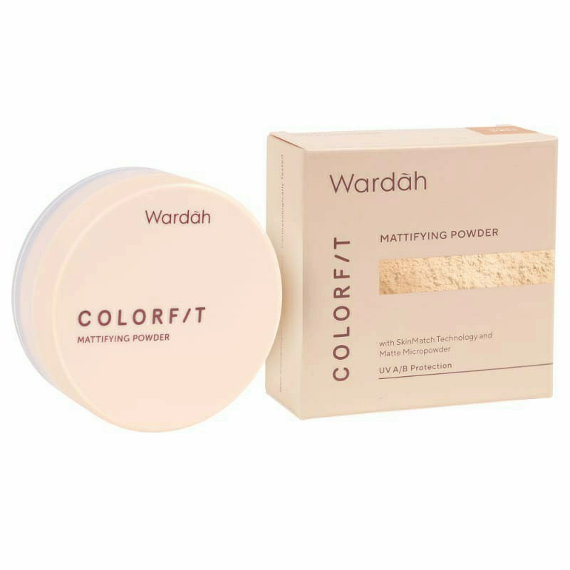 wardah colorfit mattifying powder 15g