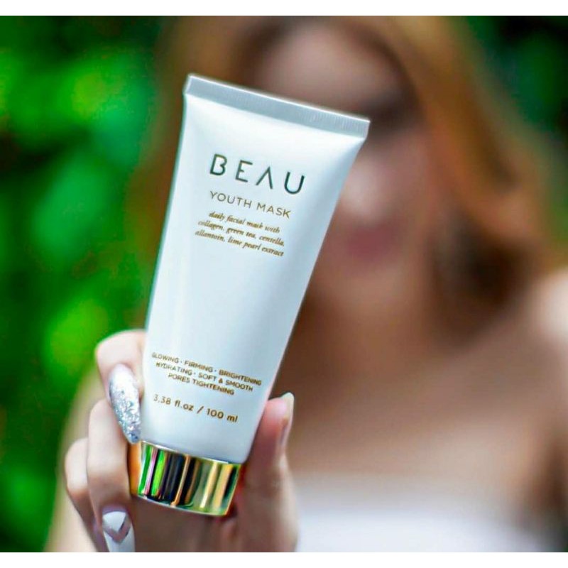 BEAU Kirana Youth Mask 100ml Masker Wajah Brightening-2