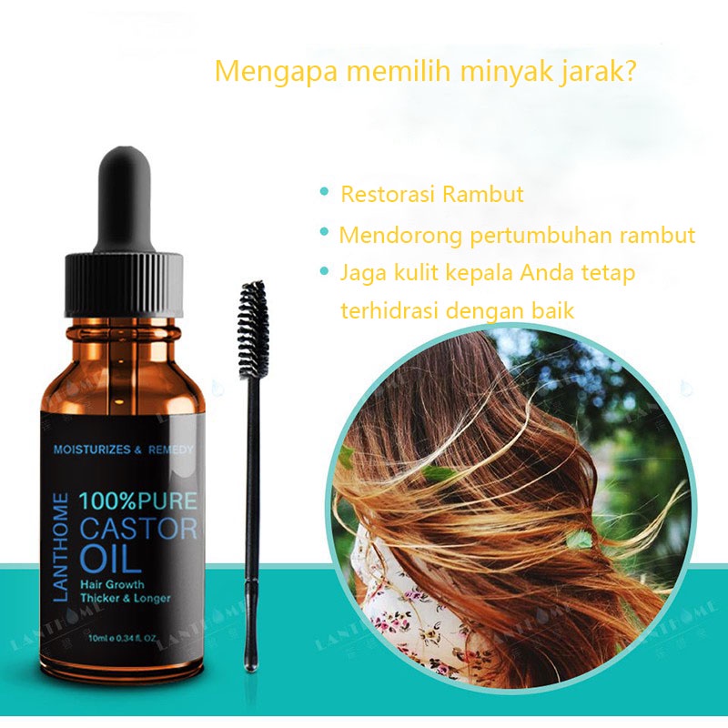 Mascara maskara alis Maskara 45 gram Ekstrak Minyak Jarak Bulu Mata yang Tumbuh Cepat Tahan Air dan Tahan Keringat Keriting alami