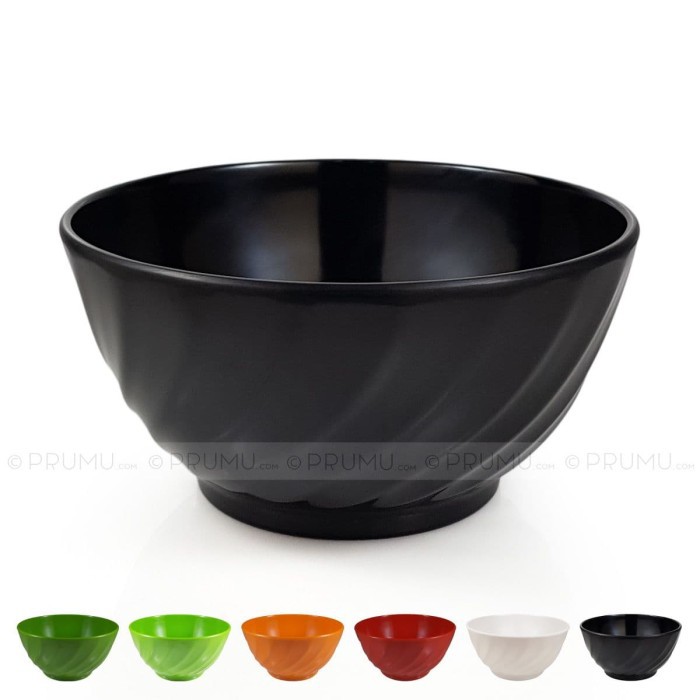 Unica Mangkok Mie 6" Ulir | Mangkok Melamin | Mangkok Melamine - M 9060