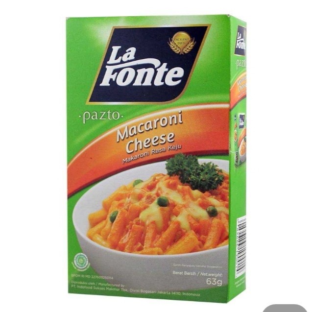 

La Fonte Pronto macaroni with cheese 63 gr