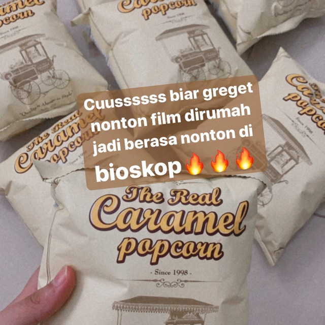 

The real caramel popcorn