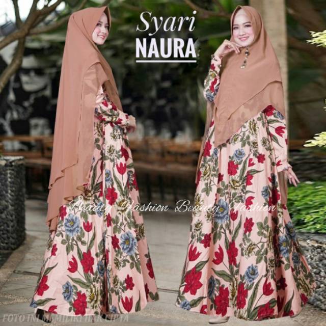 Gamis Syari Naura set khimar