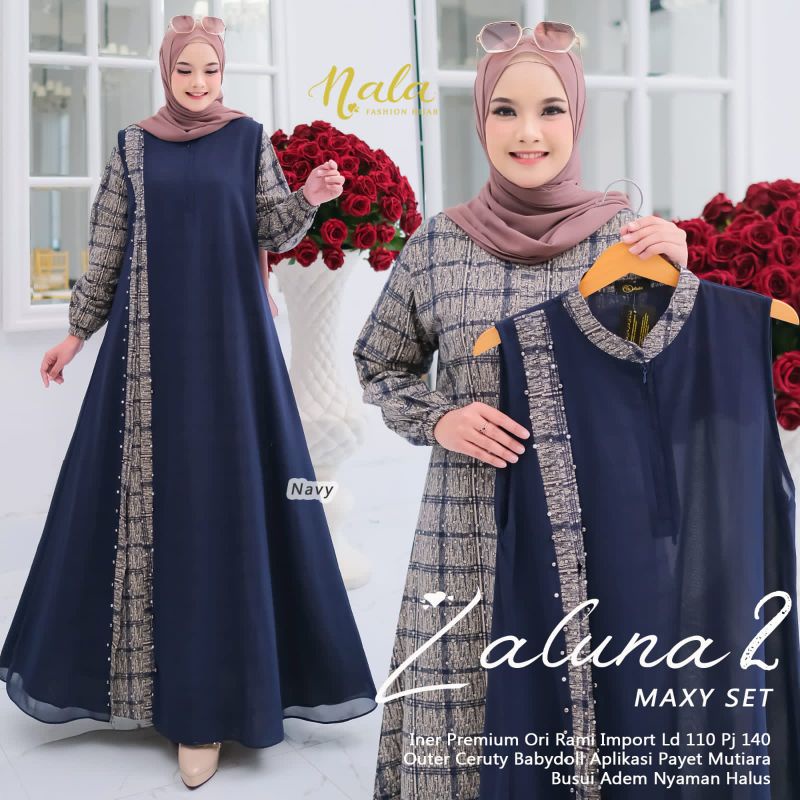 Laluna 2 Maxy Set By ORI Nala fashion hijab