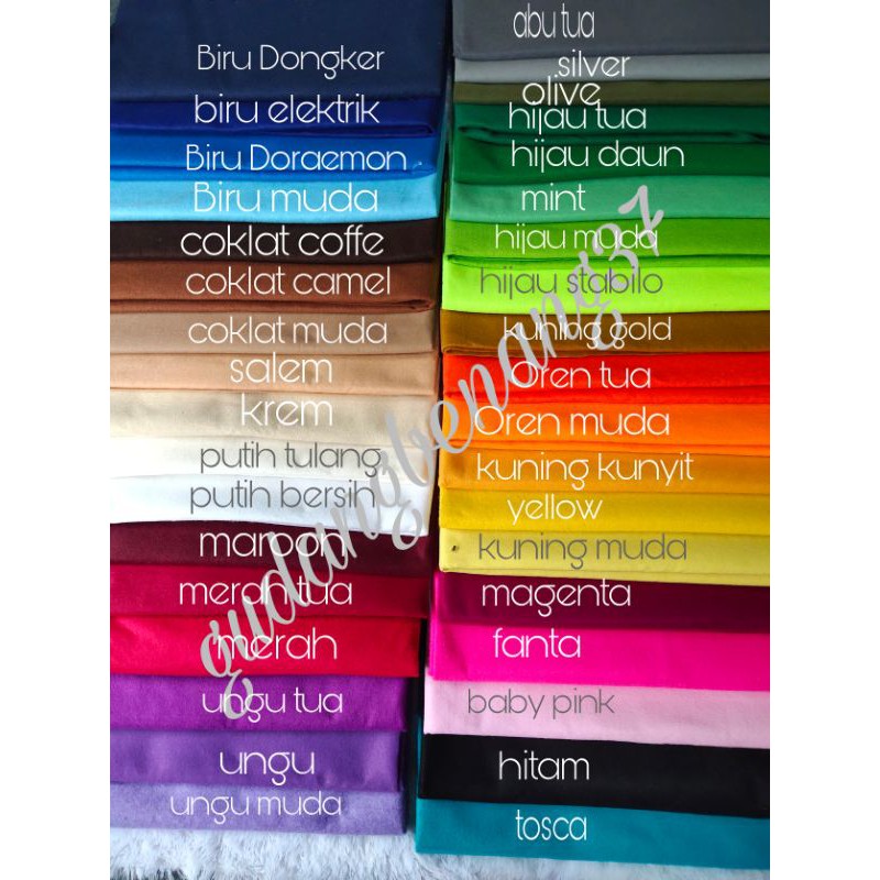 Kain flanel termurah 50x90cm