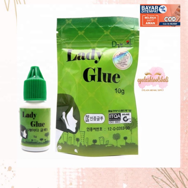 LADY GLUE EYELASH GLUE LEM BULU MATA SENSITVE