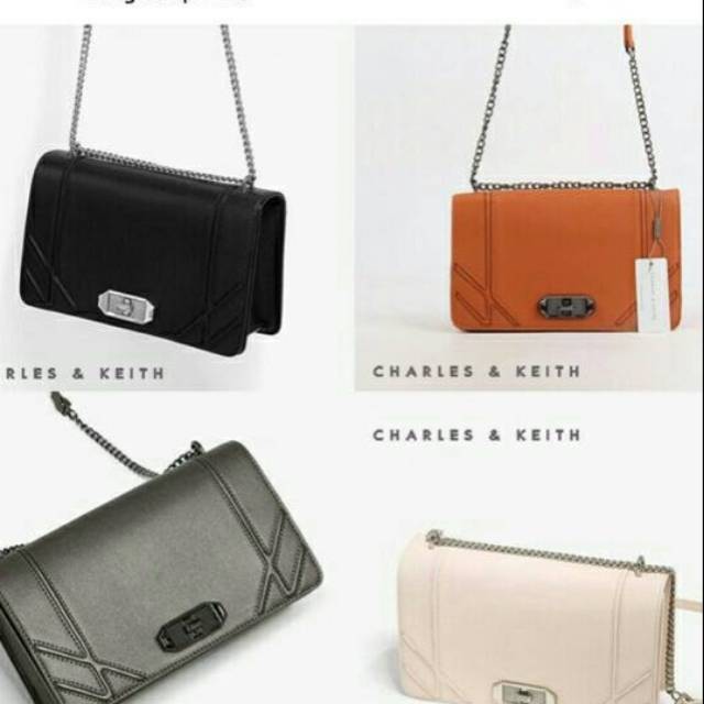 Tas charles & keith original import