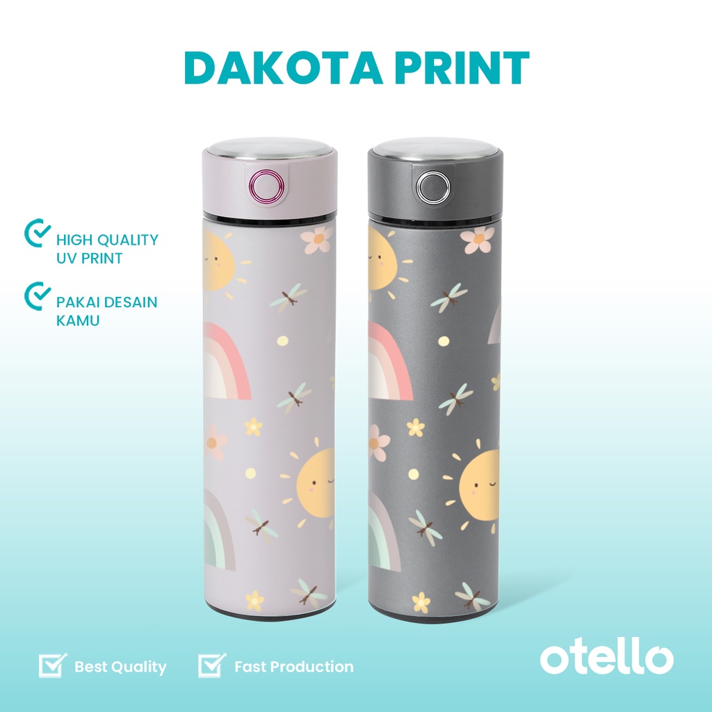 Otello - Tumbler Custom Print Botol Minum Life Lingkar 500 ml Cetak Gambar Foto Termos Gift Dakota