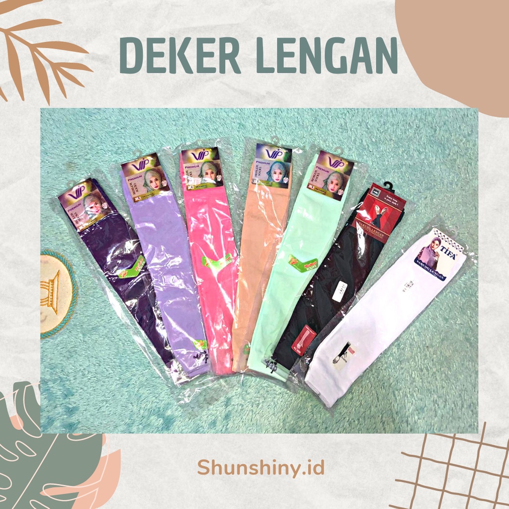 DEKER TANGAN WANITA HIJAB MANSET TANGAN WARNA ALL SIZE
