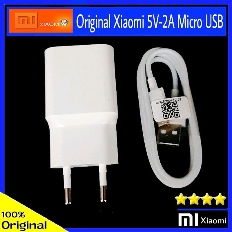 Charger Xiaomi Redmi 2 3 4 5 6 Redmi Note 3 4 5/5 Pro 6 Micro USB Original