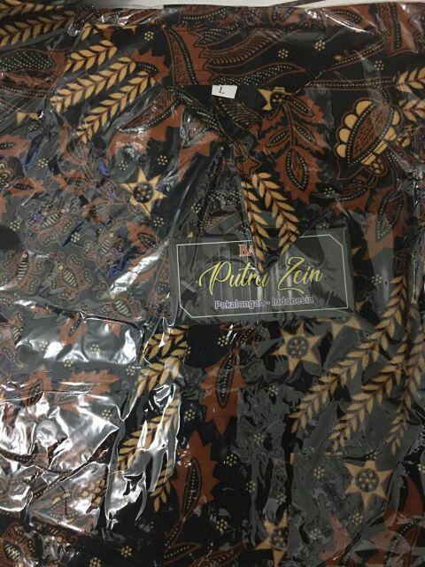 Batik Pria Lengan Panjang Batik Putra Zein Hrb026 Motif Keratonan