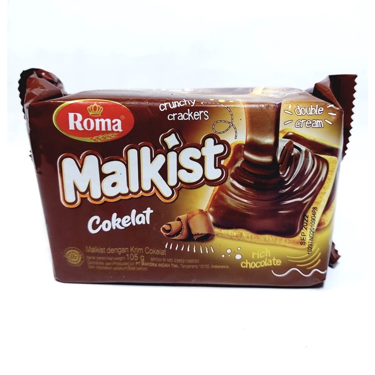 

Roma Malkist Cokelat @ 90g