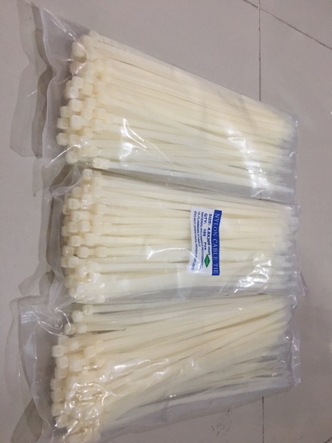 KABEL TIS PUTIH 4,8 x 300 mm / NYLON CABLE TIES / PENGIKAT KABEL