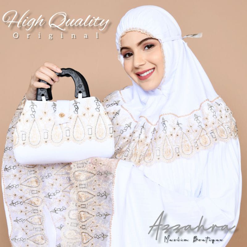 mukena plisket dewasa Jumbo Premium Swarovski