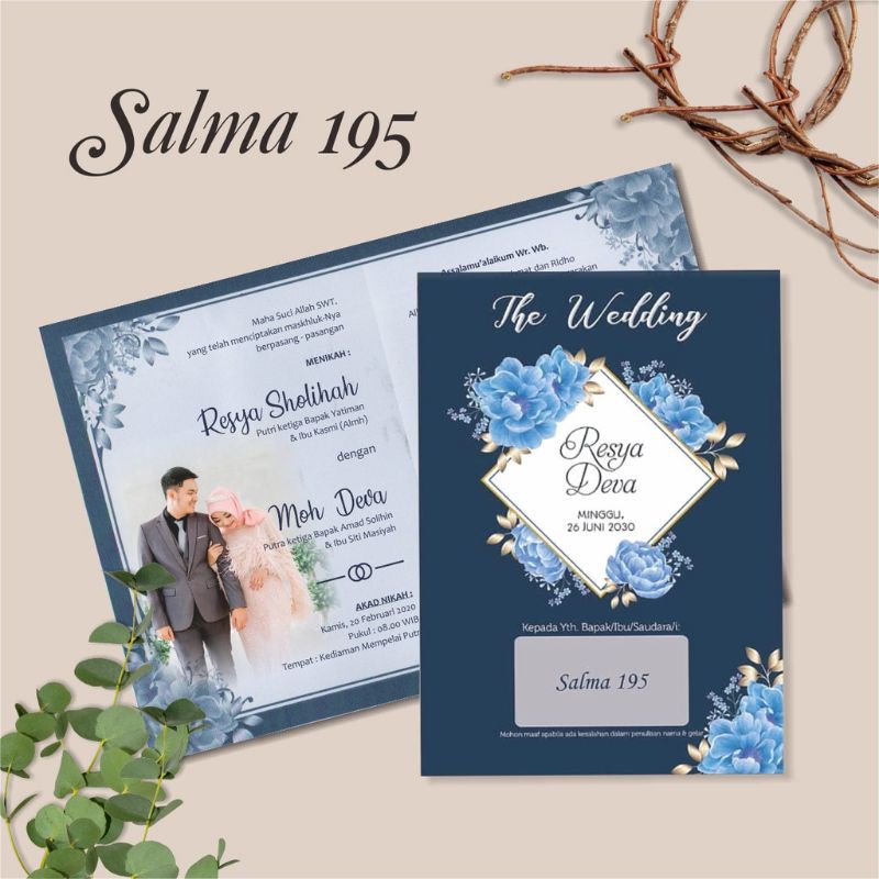 (Free undangan Digital) Undangan Blangko salma 195