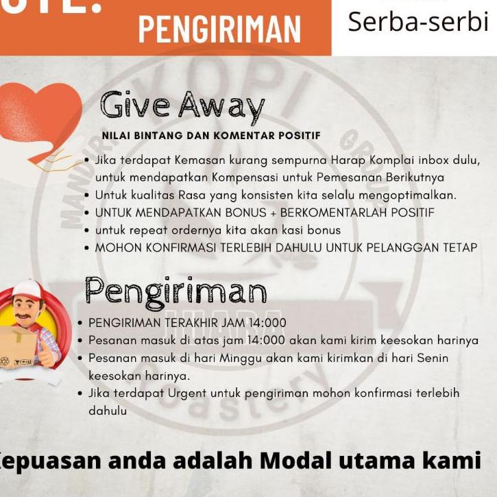 

✧ Kopi Robusta 200gr Termurah bisa pesan Tanpa Label cocok untuk di jual lagi GK34