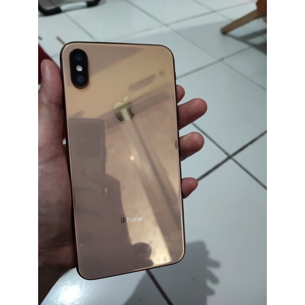 Hp iphone Xs Max kapasitas 256 Gb warna Gold