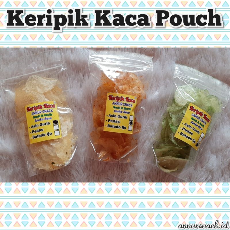 (PROMO COD) Keripik Kaca KRIPCA Pedas Pouch