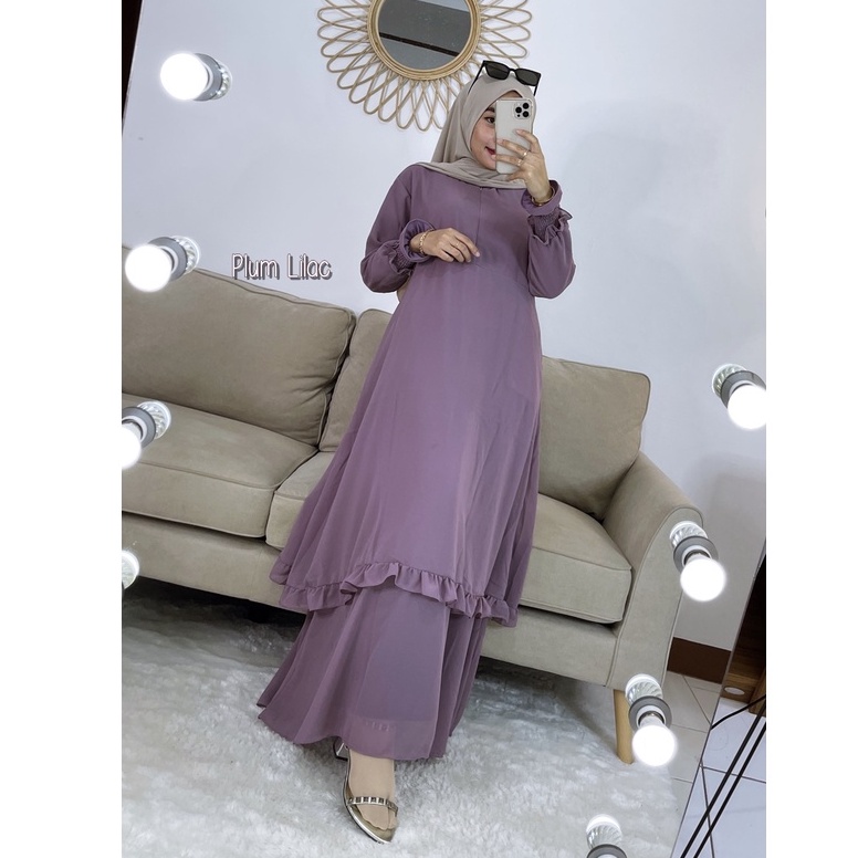 Gamis Malaysia Terbaru Model Rempel