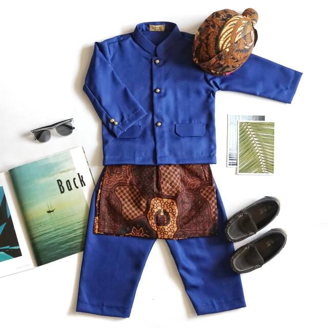 BAJU ADAT JAWA BASOFI Beskap Anak Bayi Balita Laki Laki Photoshoot Mantenan Pernikahan Acara Tedak S