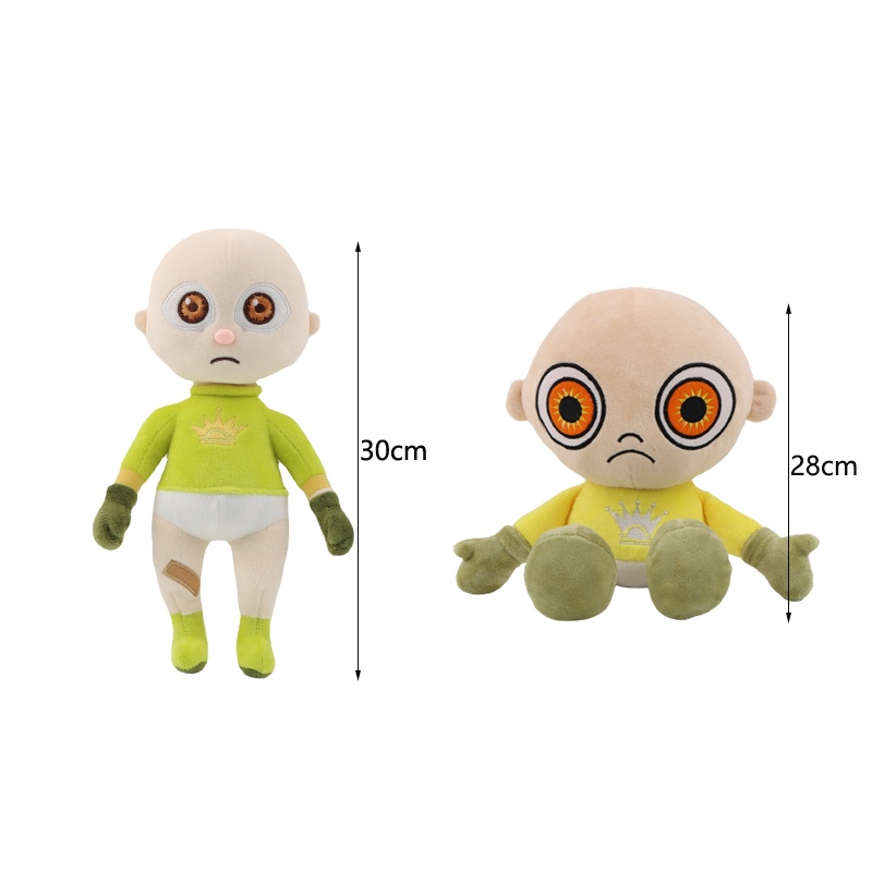 30cm The Baby In Yellow Plush Toys Horror Game Soft Stuffed Doll Kid Gift