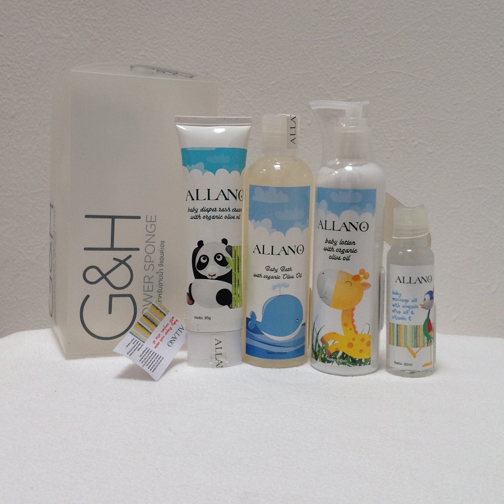 Keperluan mandi baby ALLANO