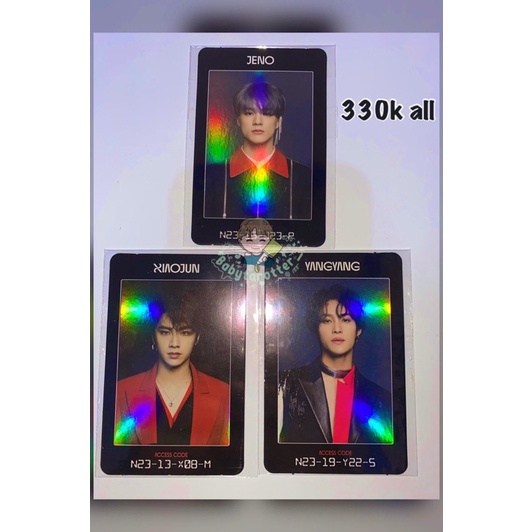acess card / ac nct 2020 jeno xiaojun yangyang