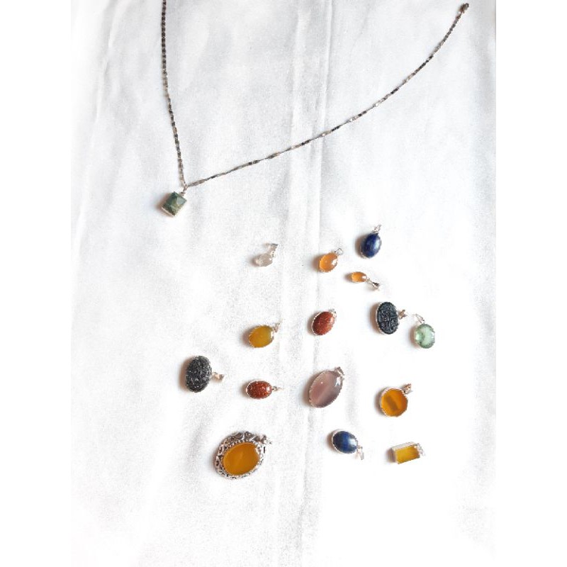 IMPORT Liontin Hirz/permata/akik asli/akik import/durunnajaf/zamrud/permata syarafusyam/akik yaman