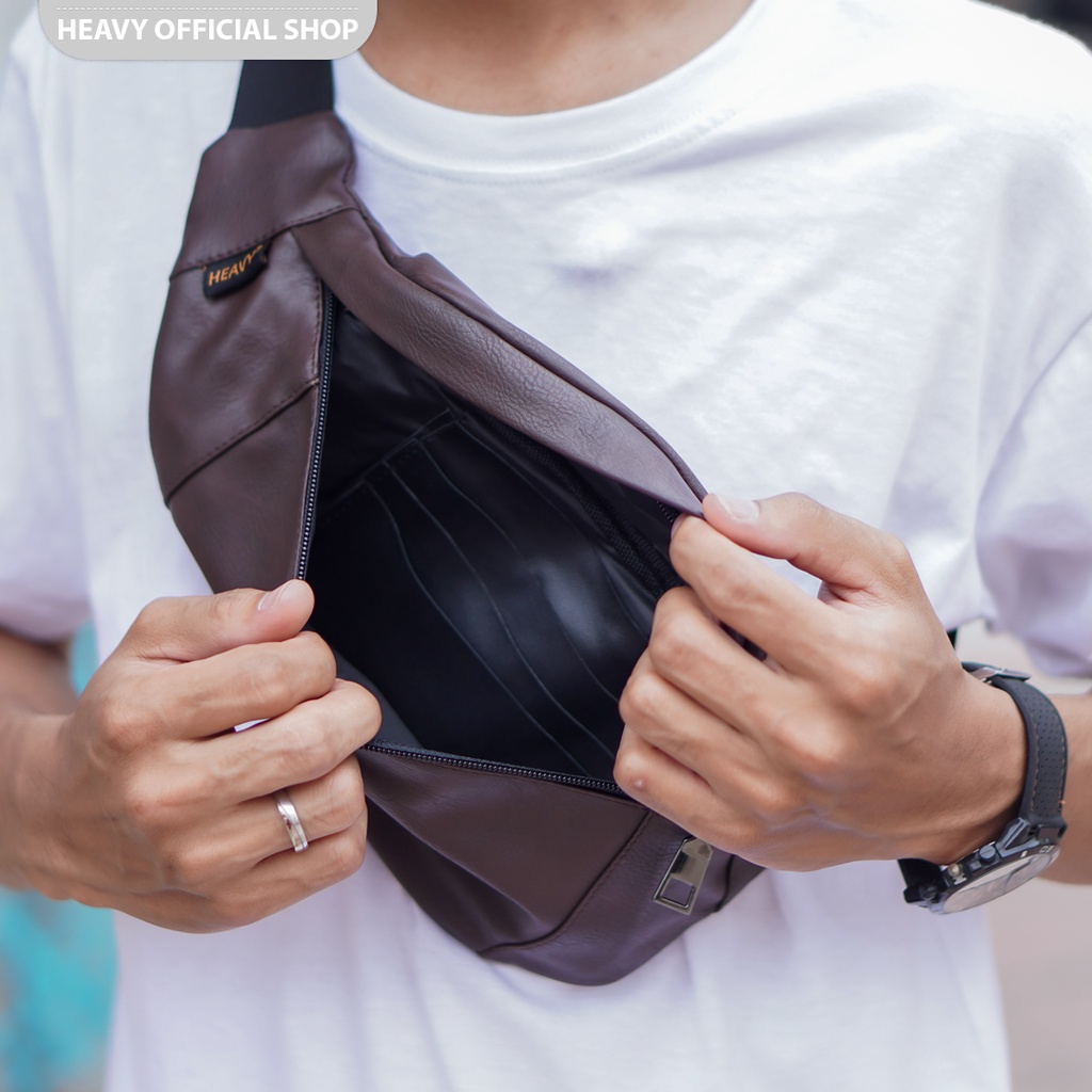 Tas selempang pria/wanita | tas pinggang kulit | tas Heavy | tas waistbag