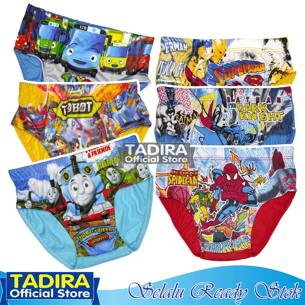 3 Pcs KIANO KIDS |  Celana Dalam Anak Laki Laki Usia 1-9 Tahun Motif Karakter AVENGERSSS TOKO KL