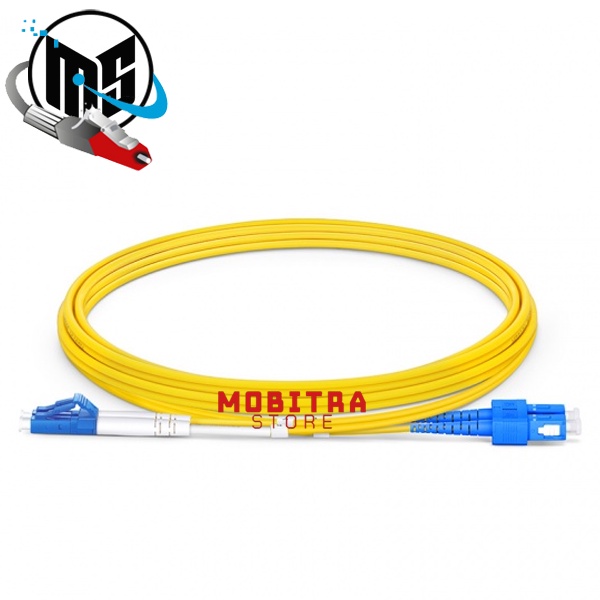 Patch Cord SC-LC SM 2m | Fiber Optic SC/UPC-LC/UPC Single Mode Duplex 2 Meter