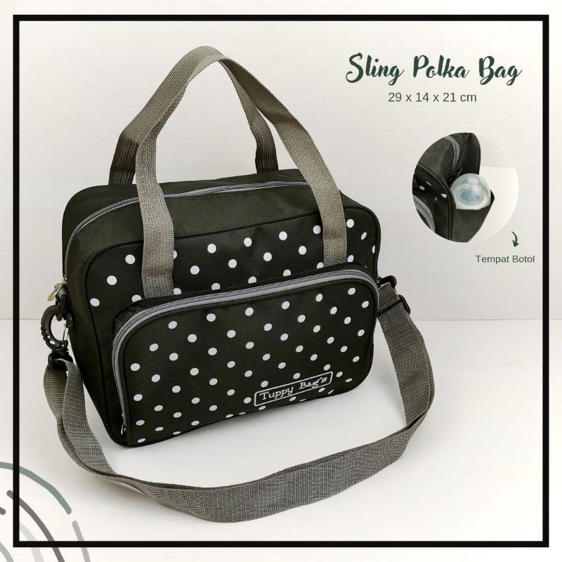 TAS POLKADOT / TAS SELEMPANG ANAK / TAS SEKOLAH ANAK