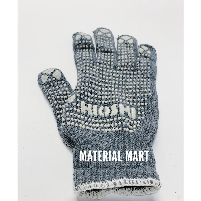 Sarung Tangan Bintik Polkadot | Safety Gloves | Sarung Tangan Proyek | Material Mart