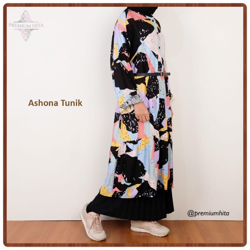 Ashona Tunik - Long Tunik Katun Rayon Murah