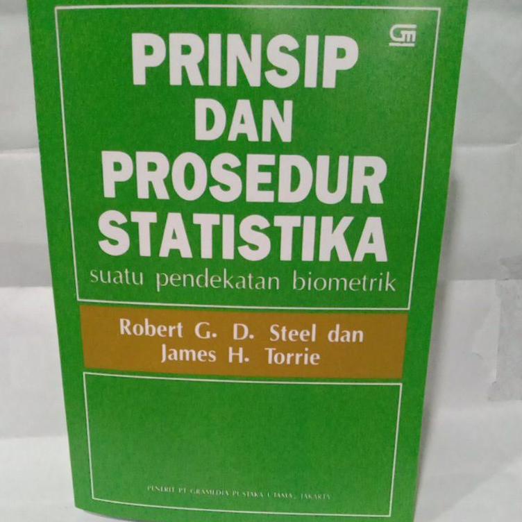 

(TERPERCAYA) PRINSIP DAN PROSEDUR STATISTIKA by Robert