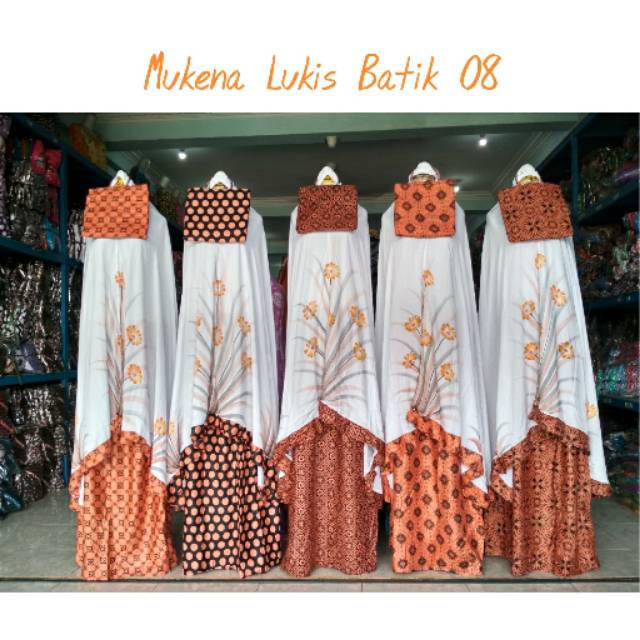 Mukena lukis batik solo