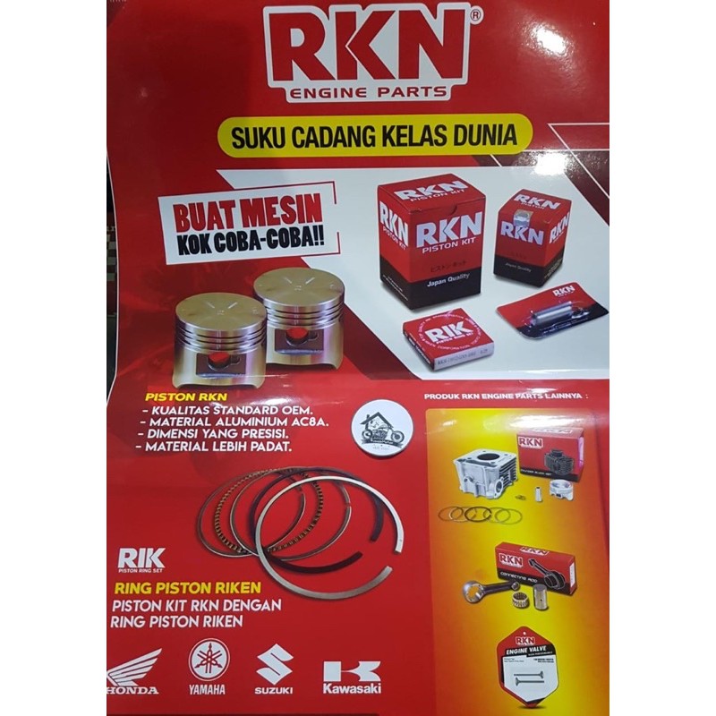 READY SIAP KIRIM [29.04] STD RKN Piston Kit Ninja 2T Ninja 150 Pin 15 Pin15-1