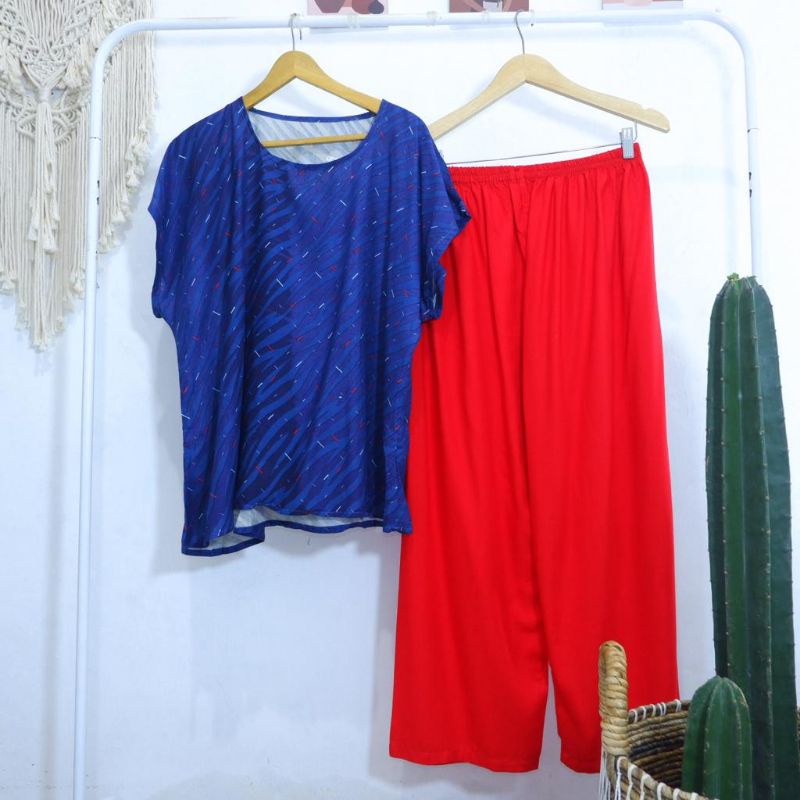 BABYDOLL JUMBO RAYON FIT TO XXXL LD 130 (CELANA PANJANG) SERI 1 LD125 LD130-PJXL 6