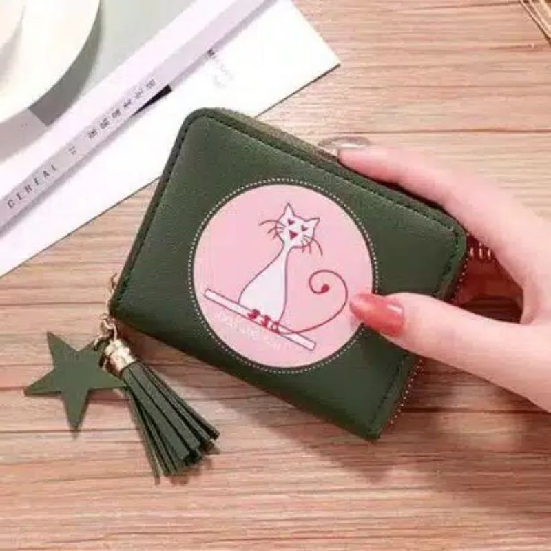 DOMPET LIPAT MINI KARAKTER KUCING