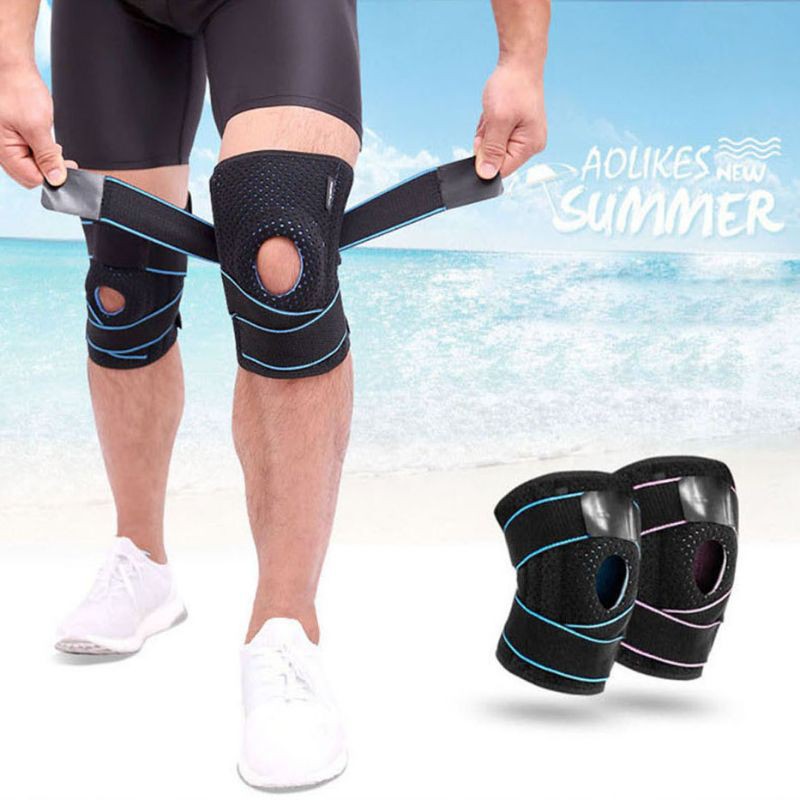 Pelindung Lutut - Deker lutut -  Badminton - sepeda - Volly - futsal - Knee Support Pad Brace